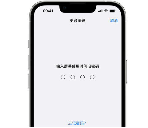 东平iPhone屏幕维修分享iPhone屏幕使用时间密码忘记了怎么办 