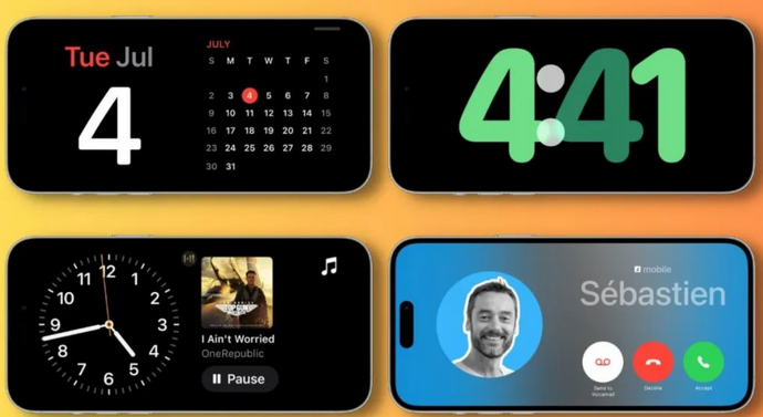 东平苹果手机维修分享iOS17横屏充电待机显示有什么好处 