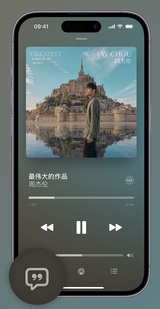 东平iphone维修分享如何在iPhone上使用Apple Music全新唱歌功能 