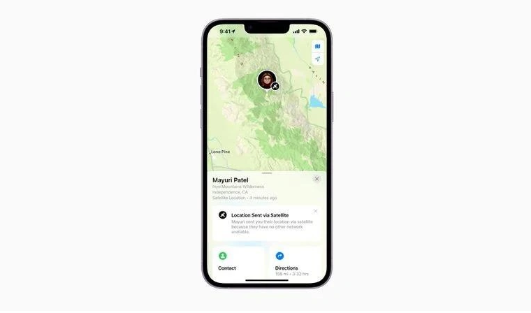 东平苹果14维修分享iPhone14系列中 FindMy功能通过卫星分享位置方法教程 