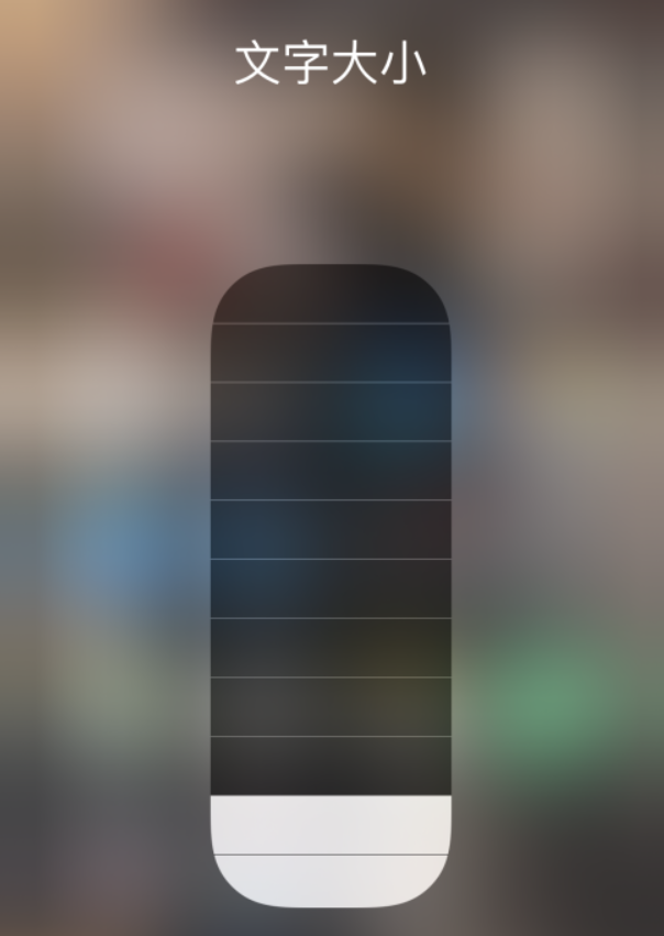 东平苹果手机维修分享小技巧：在 iPhone 控制中心快速调节字体大小 