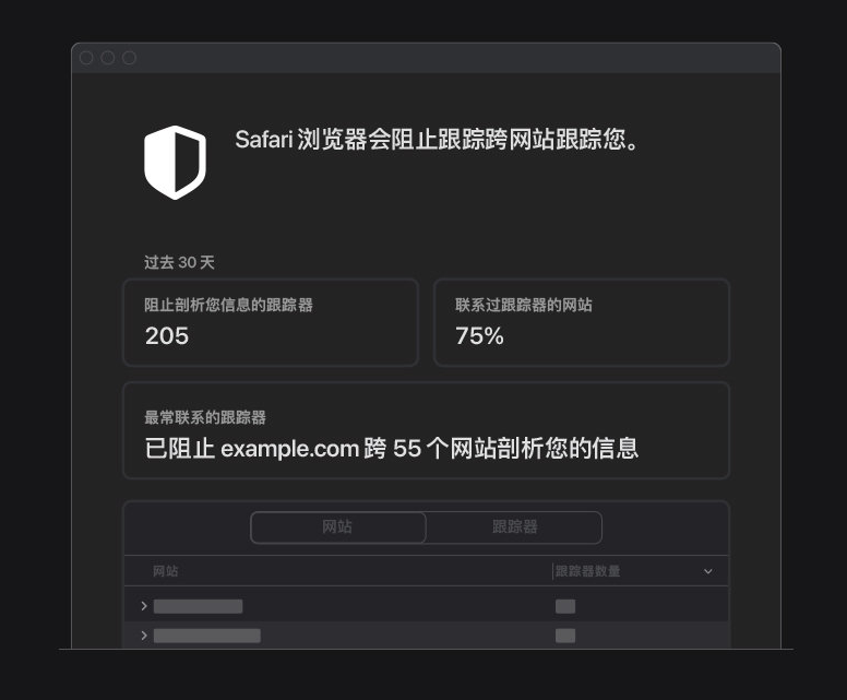 东平苹果手机维修分享如何在 Safari 浏览器中查看和打开隐私报告 